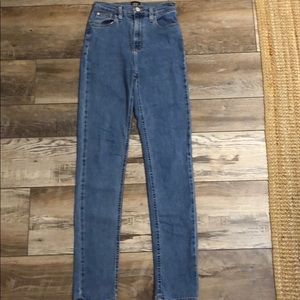 BDG girlfriend high rise jeans